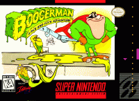 Boogerman A Pick and Flick Adventure Super Nintendo  box art